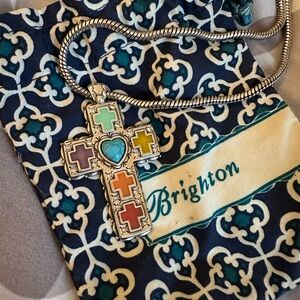 NWT Brighton Loretto Cross Necklace